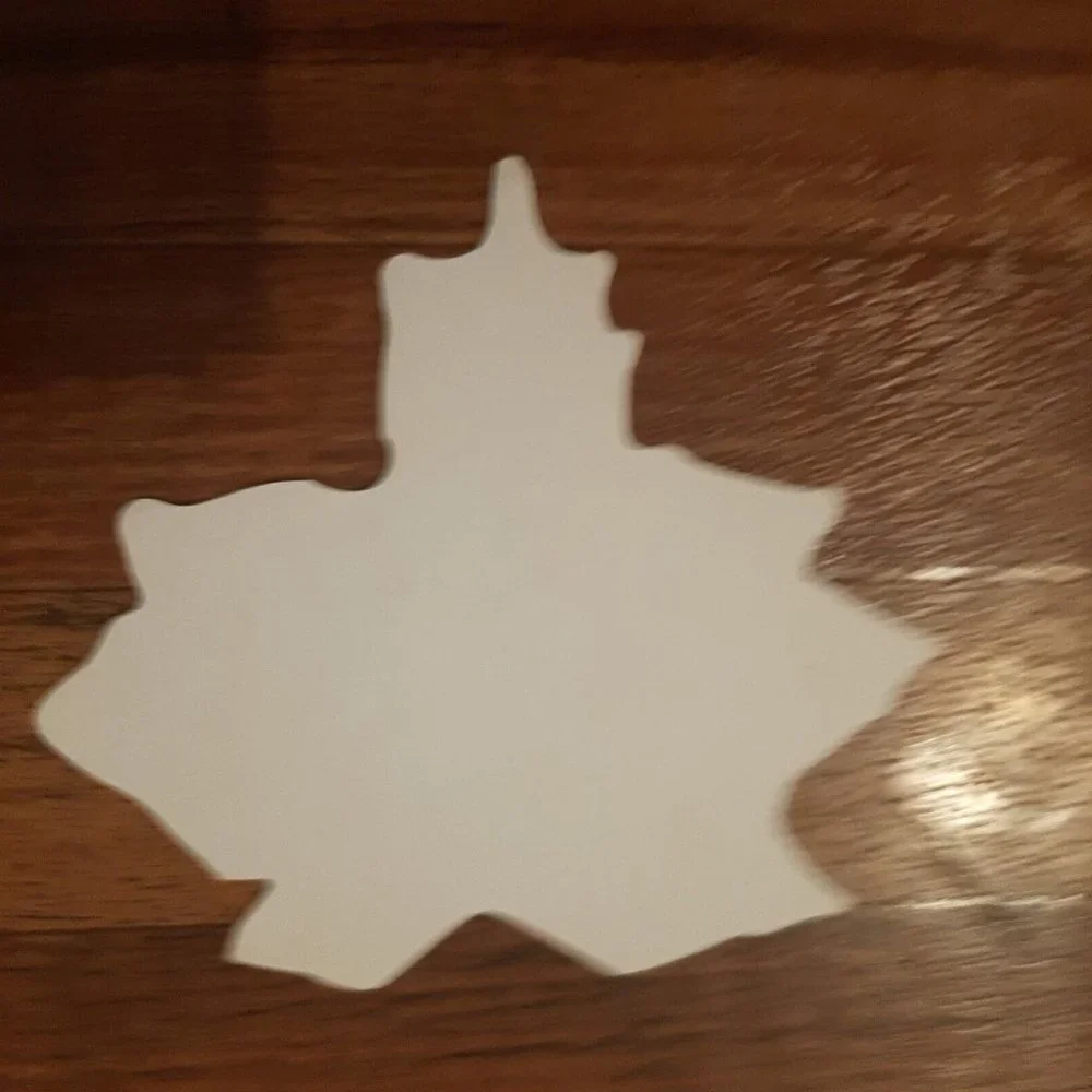 Set of 10 Autumn Leaf Drink Coasters Cardboard New Fall Thanksgiving Decor